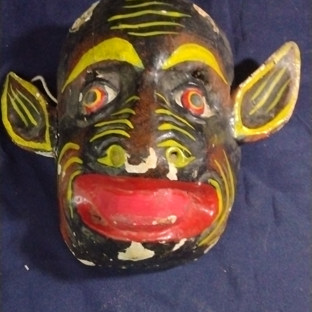 Very Rare Vintage Devil Mask South America